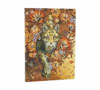 Lynx Rising (Erica Williams Art) Midi Unlined Softcover Journal (Elastic Band Closure)