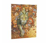 Lynx Rising (Erica Williams Art) Ultra Unlined Softcover Journal (Elastic Band Closure)