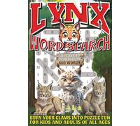 Lynx Word Search: Easy To Read Print With 50+ Puzzles About Lynx, Wildlife, Nature, And More | 6x9 inch, 110 pages | Gift For Holidays, Vacations, and Spare Time