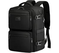 LYNXCHER Mochila Viaje Cabina Avion 45x36X20 pour Easyjet Mochila Cabina de Viaje Equipaje Antirrobo 30L Mano Bolso Hombre Mujer para Computadora Portatil de15.6 Pulgadas Negro