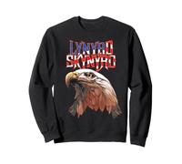 Lynyrd Skynyrd Americana Eagle Free Bird Retro Rock Bandera de Estados Unidos Sudadera