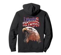 Lynyrd Skynyrd Americana Eagle Free Bird Retro Rock Bandera de Estados Unidos Sudadera con Capucha