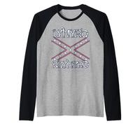 Lynyrd Skynyrd Bandera Estados Unidos Estrellas Rayas Sur Country Rock Camiseta Manga Raglan