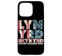 Lynyrd Skynyrd Bandera Logo US Stars Stripes 70s Southern Rock Carcasa para iPhone 15 Pro MAX