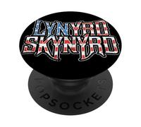 Lynyrd Skynyrd Bandera Logo USA Stars Stripes Southern Patriot PopSockets PopGrip Adhesivo