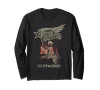 Lynyrd Skynyrd Call Me Breeze Biker Eagle Classic Rock Retro Manga Larga