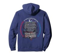 Lynyrd Skynyrd Classic Support Southern Rock Biker Regalos de los años 70 Sudadera con Capucha