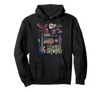 Lynyrd Skynyrd Collage Sweet Home Alabama - Banda de Bandera de EE. UU Sudadera con Capucha