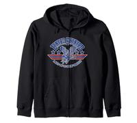 Lynyrd Skynyrd Dyin Breed Logo Bandera de Estados Unidos 70s Classic Band Rock Sudadera con Capucha