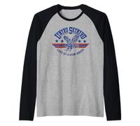 Lynyrd Skynyrd Dyin Breed Logo Bandera de Estados Unidos 70s Classic Rock Band Camiseta Manga Raglan