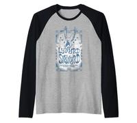 Lynyrd Skynyrd Eagle descendiendo en Vivo en Los Ángeles Free Bird 70s Rock Camiseta Manga Raglan