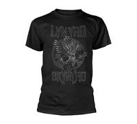Lynyrd Skynyrd Eagle Guitar Hombre Camiseta Negro XL 100% algodón Vorne Bedruckt Regular
