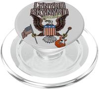 Lynyrd Skynyrd Eagle Guitarra Bandera de EE.UU. Clásico Rock Biker Retro PopSockets PopGrip para MagSafe
