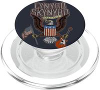 Lynyrd Skynyrd Eagle Guitarra Bandera de EE.UU. Clásico Rock Retro Biker PopSockets PopGrip para MagSafe