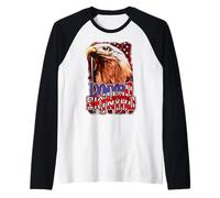 Lynyrd Skynyrd Eagle Logo Classic Southern Country Rock de los 70 Camiseta Manga Raglan