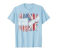 Lynyrd Skynyrd Event Bad Co - Bandera de Reino Unido con Bandera británica Camiseta
