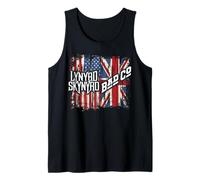 Lynyrd Skynyrd Event Bad Co - Bandera de Reino Unido con Bandera de Reino Unido Camiseta sin Mangas