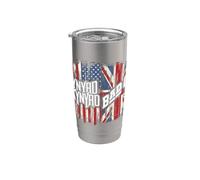 Lynyrd Skynyrd Event Bad Co - Bandera de Reino Unido con bandera de Reino Unido Vaso térmico de acero inoxidable de doble pared