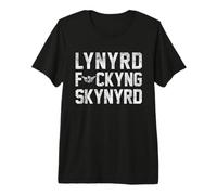 Lynyrd Skynyrd F con el Logotipo de Epic Southern Band Classic Rock Camiseta Premium