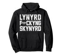 Lynyrd Skynyrd F Kyng Epic Southern Band Classic Logo Rock Sudadera con Capucha