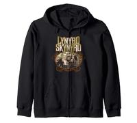 Lynyrd Skynyrd Foto Crest Southern Country Vintage 70s Rock Sudadera con Capucha