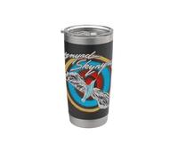 Lynyrd Skynyrd Free Bird Festival de rock clásico de los 70 Vaso térmico de acero inoxidable de doble pared