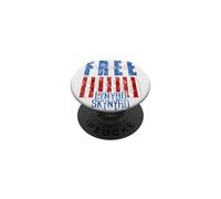 Lynyrd Skynyrd Freebird - Logotipo de Contraste con la Bandera de EE. UU PopSockets PopGrip Adhesivo