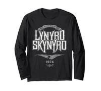 Lynyrd Skynyrd Freebird Retro Logo 1974 Rock Music Regalos de los años 70 Manga Larga