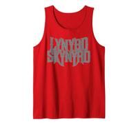 Lynyrd Skynyrd Gray Logo Southern Country Classic Band Rock Camiseta sin Mangas