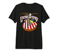 Lynyrd Skynyrd Guitarra Eagle Retro 1970s Classic Rock Bandera de Estados Unidos Camiseta Premium