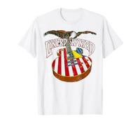Lynyrd Skynyrd Guitarra Eagle Retro 1970s Classic Rock Flag US Camiseta