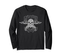 Lynyrd Skynyrd Guns Skull Wings Classic Rock Retro Biker 70 Manga Larga