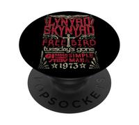 Lynyrd Skynyrd Hits Free Bird Simple Man Gimme 70s Gig Rock PopSockets PopGrip Adhesivo