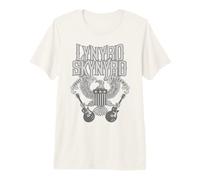 Lynyrd Skynyrd Home Sweet Alabama Guitar Eagle Bandera Retro de EE. UU Camiseta Premium