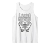 Lynyrd Skynyrd Home Sweet Alabama Guitar Eagle Bandera Retro de EE. UU Camiseta sin Mangas