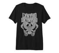 Lynyrd Skynyrd Home Sweet Alabama Guitarra Eagle Bandera de Estados Unidos Retro Camiseta Premium