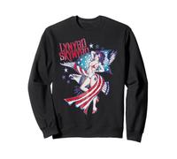 Lynyrd Skynyrd Lady Liberty Eagle Stars Stripes, bandera de EE. UU. Sudadera