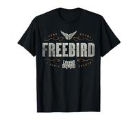 Lynyrd Skynyrd Logo Gratis Bird Letras Clásico Rock Años 70 Retro Camiseta