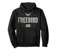 Lynyrd Skynyrd Logo Gratis Bird Letras Clásico Rock Años 70 Retro Sudadera con Capucha