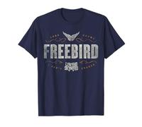 Lynyrd Skynyrd Logo Gratis Bird Letras Clásico Rock Retro Años 70 Camiseta