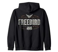 Lynyrd Skynyrd Logo Gratis Bird Letras Clásico Rock Retro Años 70 Sudadera con Capucha