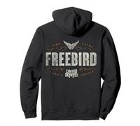 Lynyrd Skynyrd Logo Gratis Bird Letras Clásico Rock Retro Años 70 Sudadera con Capucha