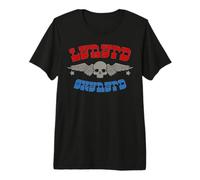 Lynyrd Skynyrd - Logotipo de Calavera alada Retro de los años 60 y 70 Camiseta Premium