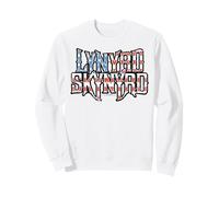 Lynyrd Skynyrd - Logotipo de la Bandera de Estados Unidos Patriot Stars Stripes Southern Sudadera