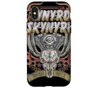 Lynyrd Skynyrd Motor Skull Classic Southern Rock Band Biker Carcasa para iPhone X/XS