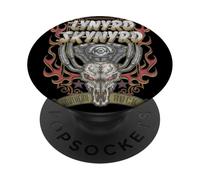 Lynyrd Skynyrd Motor Skull Classic Southern Rock Band Biker PopSockets PopGrip Adhesivo