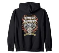 Lynyrd Skynyrd Motor Skull Classic Southern Rock Band Biker Sudadera con Capucha