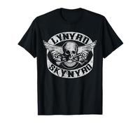 Lynyrd Skynyrd - Parche para Motociclista, diseño de Calavera Camiseta