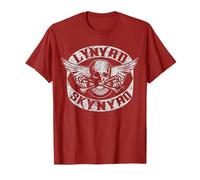 Lynyrd Skynyrd - Parche para Motociclista, diseño de Calavera Camiseta