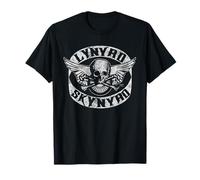 Lynyrd Skynyrd - Parche para motociclista, diseño de calavera Camiseta